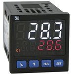 UR48481A, UR4848xA PID Temperature Controller, 48 x 48mm 1 Input, 1 Output Analogue, Relay, SSR, 24 230 V