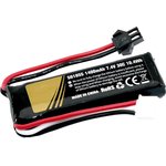 Аккумулятор для радиоуправляемой модели 7.4V 1400mah 501855 разъем SM Li-Pol