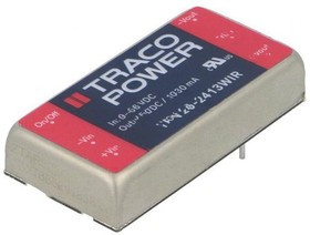 Фото 1/2 TEN 20-2413WIR, Isolated DC/DC Converters - Through Hole Product Type: DC/DC; Package Style: 2"x1"; Output Power (W): 20; Input Voltage: 9-3