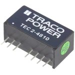 TEC 2-4810, Isolated DC/DC Converters - Through Hole 2W 36-75Vin 3.3V 500mA SIP8 ...