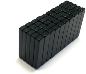 Фото 1/3 Неодимовый магнит 15х3х2 мм в эпоксидке - 50 штук