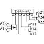 Interface relay 2 Form C (NO/NC), 220 V (DC), 230 V (AC), 6 A, 220 V (DC) ...