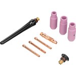 93643, Горелка сварочная TIG WP17V, прямое подключение к баллону, 4 метра