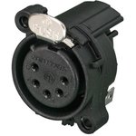 NC5FAH, Разъем: XLR; розетка; женский; под углом 90 °; THT; Цвет ...