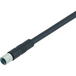 Sensor actuator cable, M5-cable socket, straight to open end, 4 pole, 2 m, PUR ...