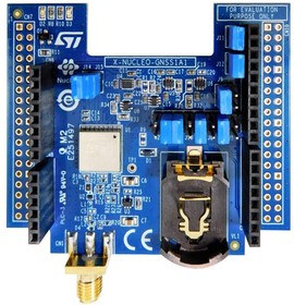 Фото 1/3 X-NUCLEO-GNSS1A1, GNSS expansion board based on Teseo-LIV3F module for STM32 Nucleo boards (part numbers NUCLEO-F401RE, NUCLEO-L073RZ, NUCLE