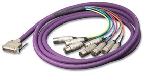 DB25M10XLRMXLRF, Audio Cables / Video Cables / RCA Cables DB25 to 4-XLR MALE and 4-XLR FEMALE