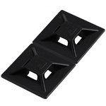 ABMM-AT-C0, Cable Tie Mounts 4-WAY BLK .75SQ H/T