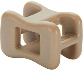 Фото 1/2 CSMS-D71, The multifunctional, lightweight cable tie mount cable spacer is light brown and made of PEEK. It comes in packag ...