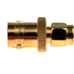 BU-P4290, RF Adapters - Between Series ADAPTER BNC FEMALE TO SMA MALE GOLD