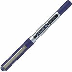 Ручка-роллер Uni-Ball Eye, СИНЯЯ, корпус серебро, узел 0,5 мм, линия 0,3 мм ...