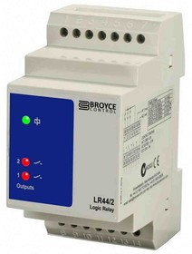Фото 1/2 LR44/2 100-230V AC/DC, Voltage Monitoring Relay, 2 x SPNO, DIN Rail