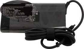 Блок питания (сетевой адаптер) для ноутбуков HP 20V 14A 280W 4.5x3.0 мм черный, без сетевого кабеля