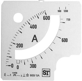 BE94-00D1-0001 0/600/720A, For Use With 96 x 96 Analogue Panel Ammeter