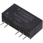 TMV 0505D, Isolated DC/DC Converters - Through Hole 1W 4.5-5.5Vin 5V 100mA, -5V 100mA SIP Unregulated