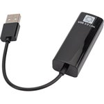 5bites Кабель-адаптер UA2-45-02BK USB2.0 сетевая карта -  RJ45 10/100 Мбит/с, 10см