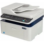Xerox 3025NI A4, МФУ, лазерное, черно-белое, 20стр/мин, 1200dpi, 600МГц, 128Мб, WiFi/AirPrint/ USB/Ethernet , 700стр/картридж, (3025V_NI)(86