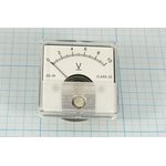 Головка измерительная Вольтметр, размер 45x45 мм, 10В, марка SD38, точность 2.0