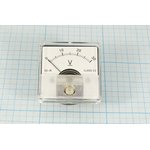 Головка измерительная Вольтметр, размер 45x45 мм, 30В, марка SD38, точность 2.0