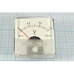 Головка измерительная Вольтметр, размер 51x51 мм, 7.5В, марка SD45, точность 2.0