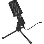 15120025, Микрофон RITMIX RDM-125 Black, конденсаторный, всенапр, настольный