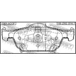 0301-ACCF, Колодки тормозные передние