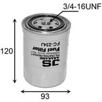 FC234J, Фильтр топливный