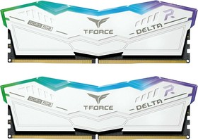 Фото 1/4 Оперативная память 64Gb DDR5 6000MHz Team T-Force Delta RGB (FF4D564G6000HC38ADC01) (2x32Gb KIT)