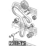 2388T5, Ролик обводной AUDI Q5 08-