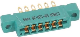 50-12A-30, Card Edge Connector, Dual Side, 1.8 мм, 12 Contacts, Монтаж в Панель, Straight, Пайка