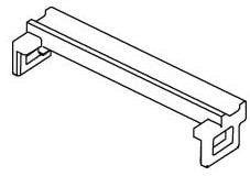 Фото 1/2 501784-3008, FFC & FPC Connectors 0.5FFCTBoardPluJack CvrW/GrndType30Ckt