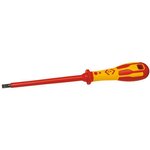 T49144-065, Slotted Insulated Screwdriver, 6.5 mm Tip, 150 mm Blade, VDE/1000V, 270 mm Overall