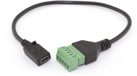 Кабель со сборным разъемом mini USB мама | купить в розницу и оптом