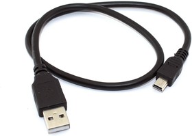 Фото 1/2 Кабель USB Type A на Mini USB прямой 0,5 м
