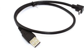 Фото 1/2 Кабель USB Type A на Micro USB угол вверх 0,5 м