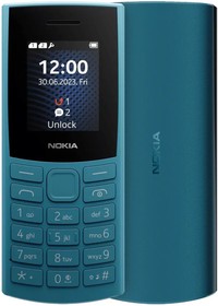 Фото 1/5 Сотовый телефон Nokia 105 (TA-1557 )DS EAC, голубой