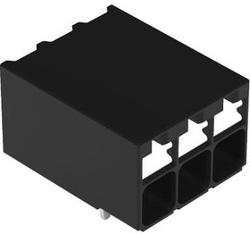 2086-1223, Wire-To-Board Terminal Block, THT, 3.5mm Pitch, Right Angle, Push-In, 3 Poles