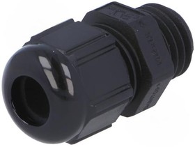 Cable gland, M12, 15 mm, Clamping range 3 to 7 mm, IP68, black, 53111200