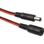 DC extension cable, 3 m, 0.75 mm²