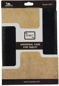 Фото 1/4 Универсальный чехол Riva для планшета 9-10" 3007 искусственная кожа черный