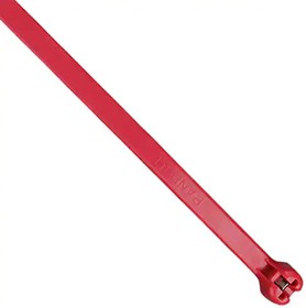 BT1M-M2, Dome-Top® barb ty cable tie, miniature cross section, 4.0" (102mm) length, nylon 6.6, red.