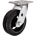 Большегрузное чугунное колесо поворотное с площадкой SCD 42 (100 мм; 130 кг) 1000087