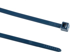 Фото 1/4 111-01667 MCTPP50L-PPMP+-BU, Cable Tie, 390mm x 4.6 mm, Blue Metal Detectable, Pk-100
