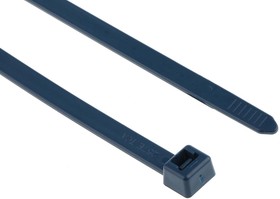 Фото 1/2 111-01668 MCTPP120R-PPMP+-BU, Cable Tie, 387mm x 7.6 mm, Blue Metal Detectable, Pk-100