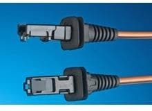 106267-3000, Fiber Optic Cable Assemblies POD TO 12F MTP MALE, 0.3M