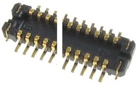 BM10B(0.8)-20DP-0.4V(51), Mezzanine Connector, Header, 0.4 мм, 2 ряд(-ов), 20 контакт(-ов), Поверхностный Монтаж