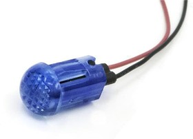 Фото 1/2 655-2404-103F, LED Panel Mount Indicators 0.5in SnapIn PCB DOMED BLUE