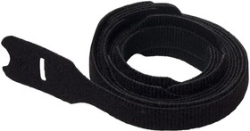 HLTP2I-X0, Cable Ties Hook and Loop Nylon/Polypropylene Black