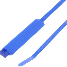 PLM4S-D6, Pan-Ty® marker tie, wrap, standard cross section, 14.6" (371mm) length, .44" x 2.00" (11.1 x 50.8mm) marker write ...
