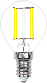 LED-G45-5W/WW/E14/CL/MB GLM10TR Лампа светодиодная. Форма «шар», прозрачная. UL-00002369